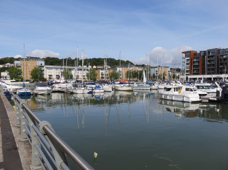 Arriving at Portishead Quays Marina