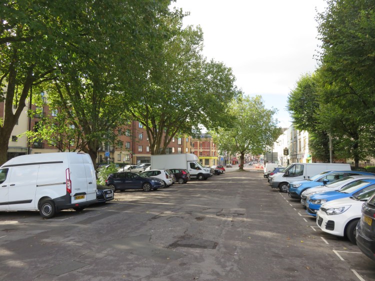 The old carriageway of Bedminster Parade