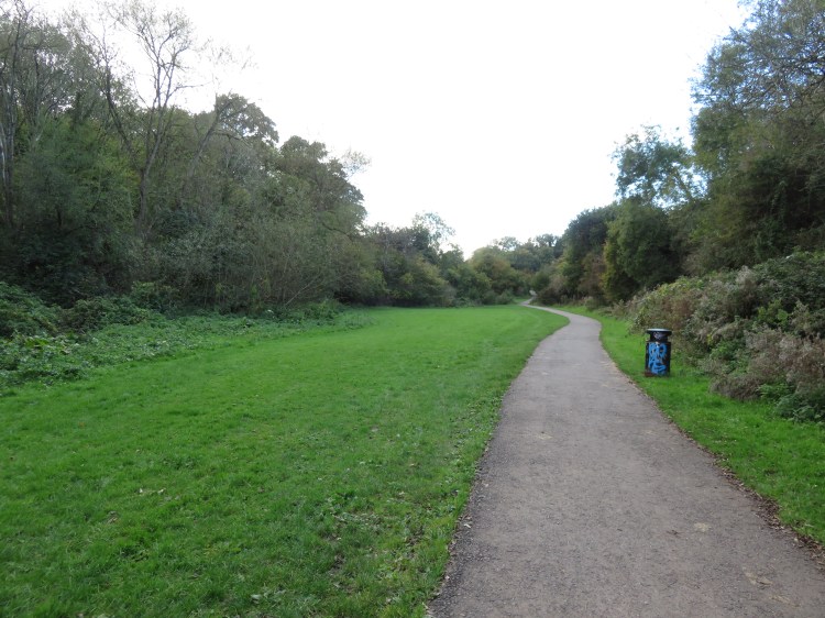 The upper section of Manor Woods Valley