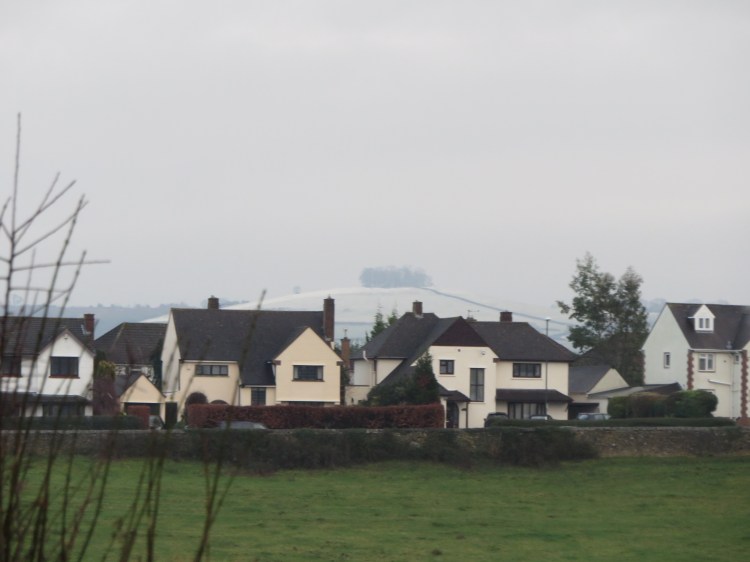 Kelston Round Hill rises behind the Wellsway