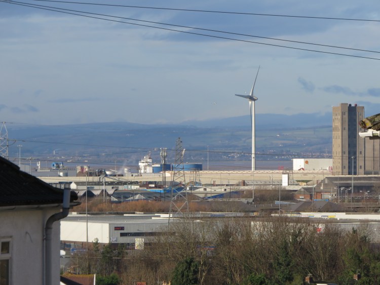 View of the Severn Estuary from Penpole Lane