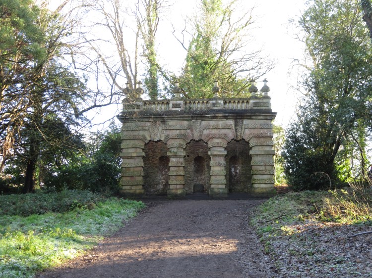 The loggia at King’s Weston House