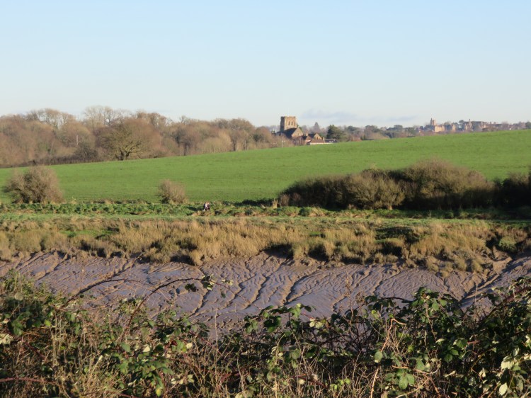 View to St. Edyth’s Church, Sea Mills, from the Avon riverside