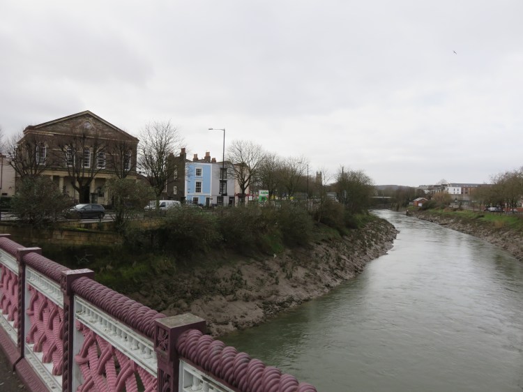 Zion House and the New Cut from Bedminster Bridge
