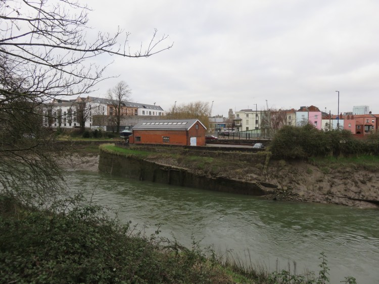 View from Coronation Road to the Louisiana and Wapping Wharf