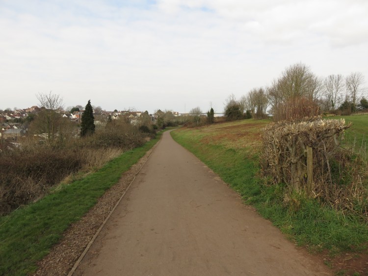 The cycle path at Watch House Hill