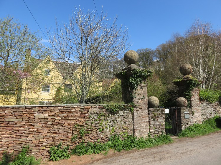 The entrance to Moorend Farm on Bury Hill