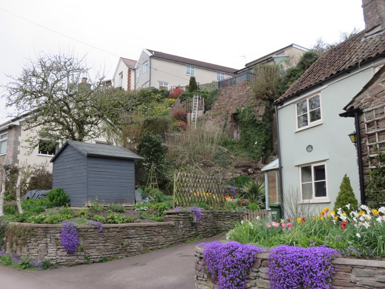 Vertically stacked houses at The Dingle, Winterbourne Down