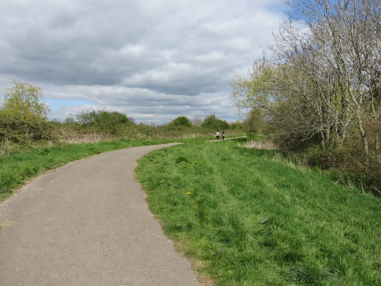 The cycle path beyond Campbell Farm Drive