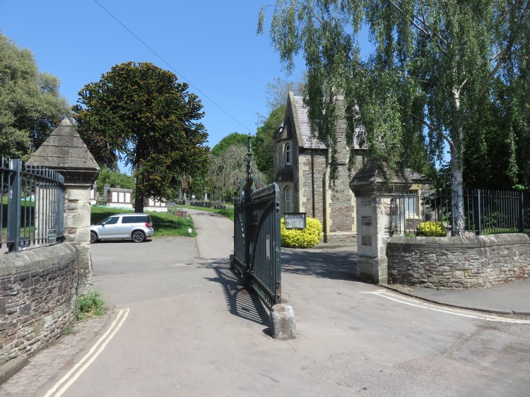 Greenbank Cemetery main gates and lodge