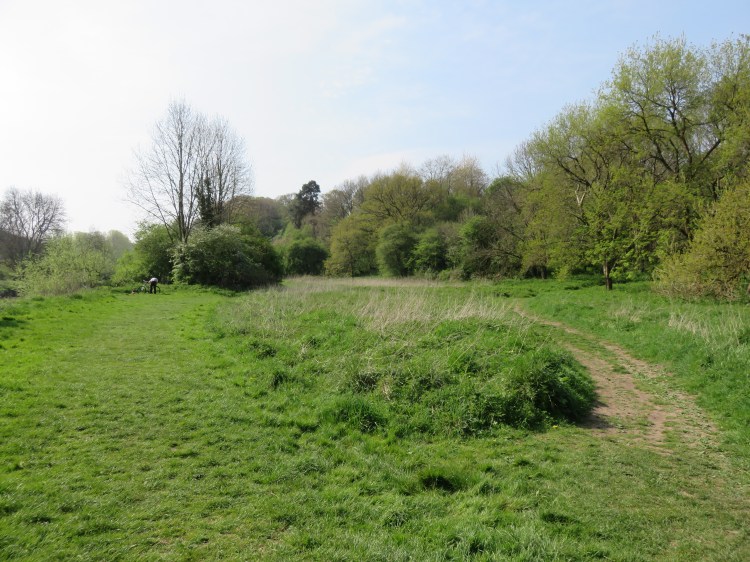The path splits at Eastwood Farm