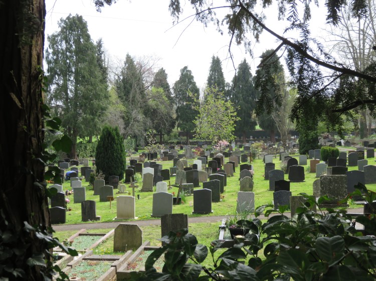 Keynsham Cemetery from Durley Lane