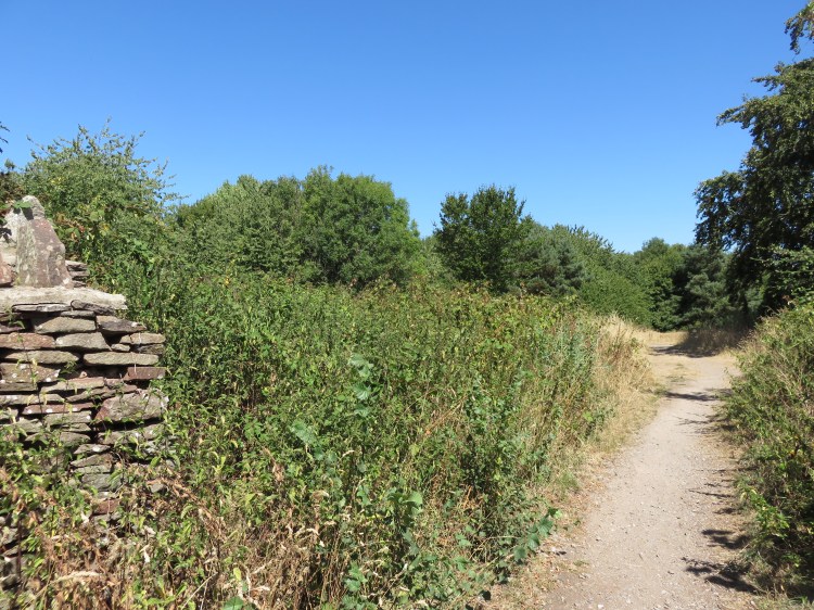 Entering Hanham Hall Park at Crossleaze Road