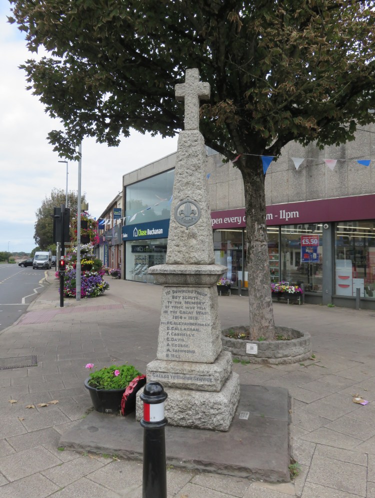 The Scouts war memorial, Downend