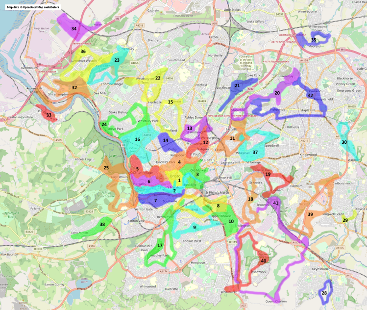 Bristol overview map
