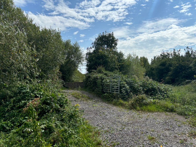 Take the track blocked by the barrier