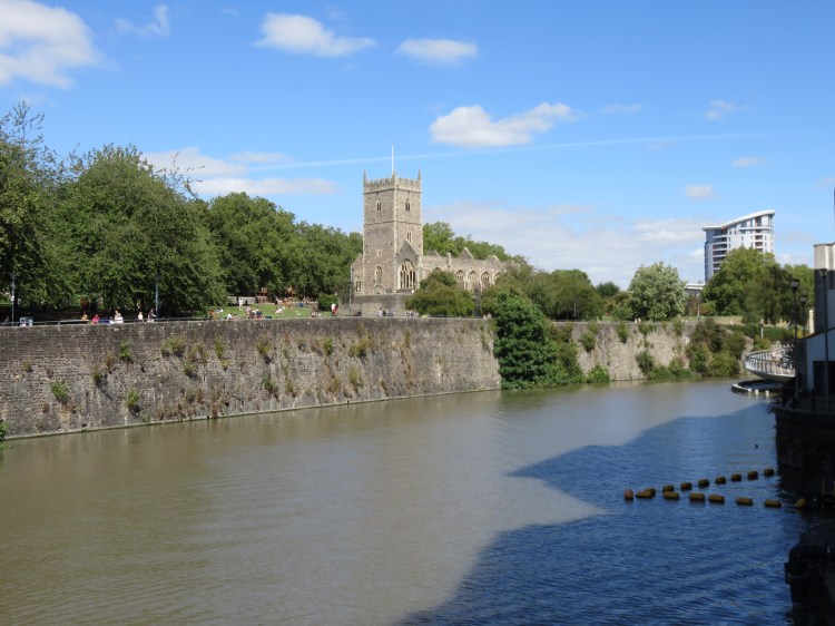 View of Castle Park from Bristol Bridge