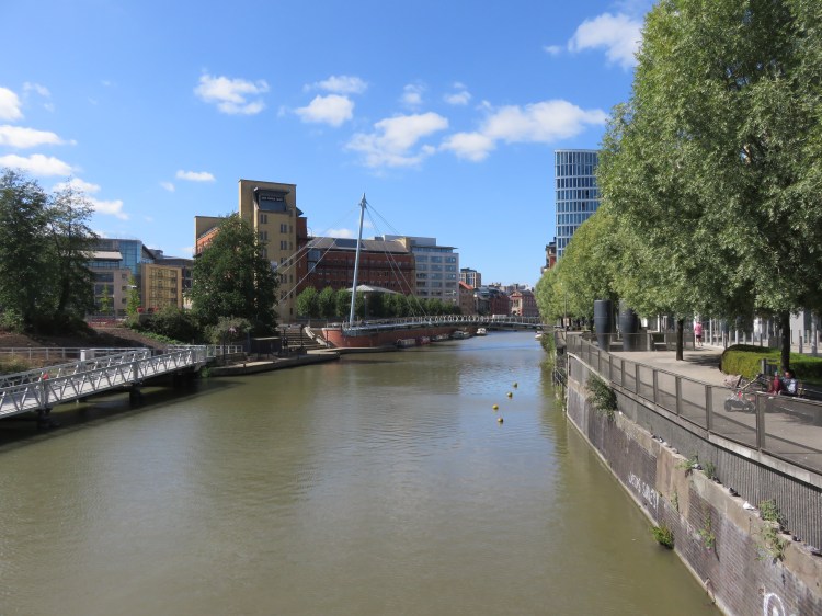Temple Quay from the Meads Reach Bridge