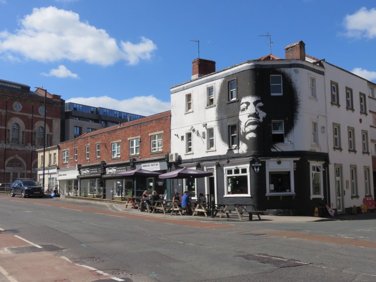 Mural at the Bridge Inn, Passage Street